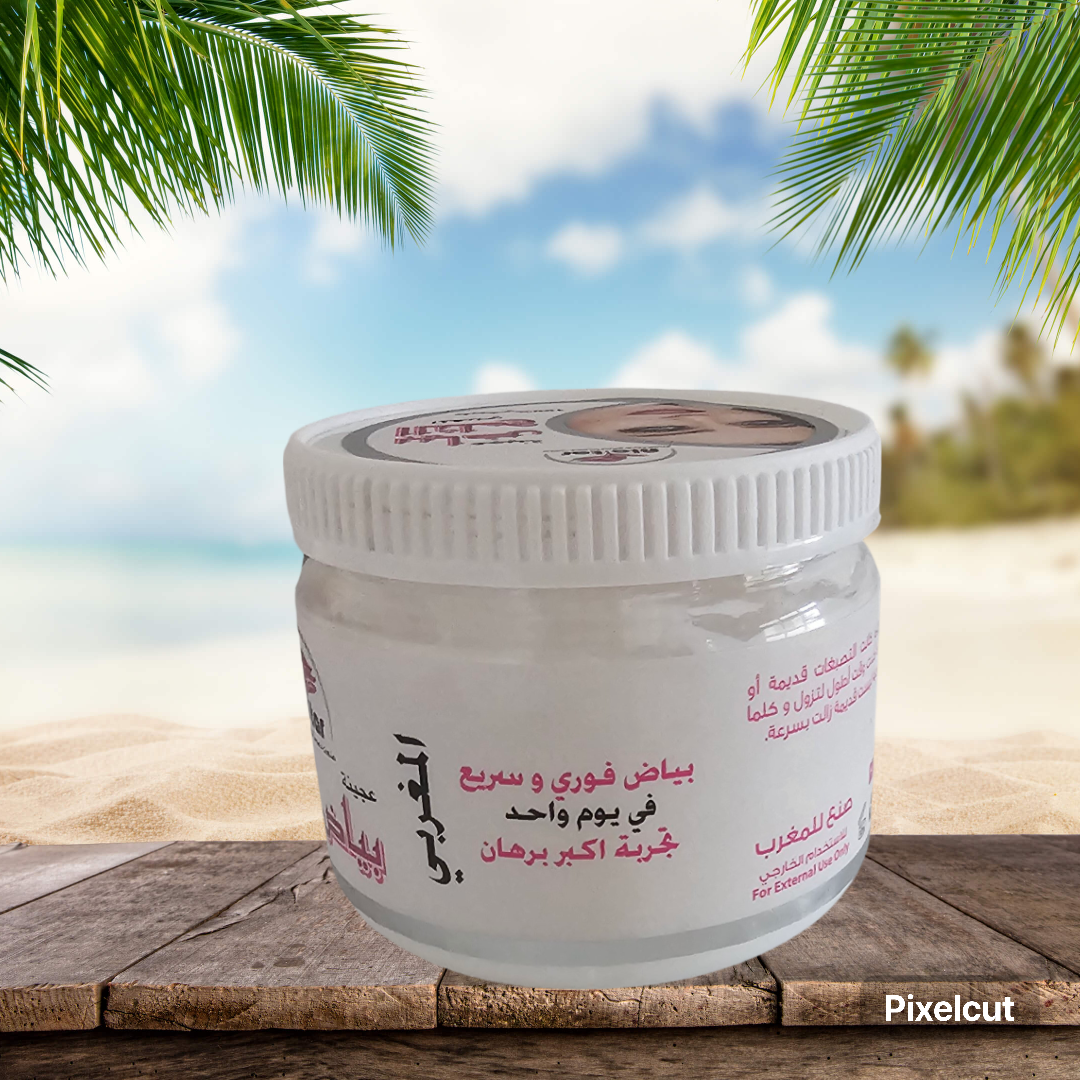 ماسك الطين الابيض لتفتيح الوجه